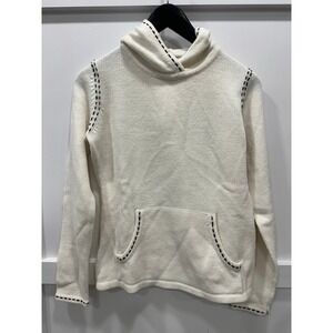 Ann Taylor Loft hooded knit sweater Understated Charm